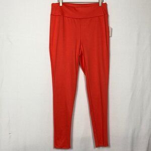 K+Glam NWT soft orange leggings, size 3X